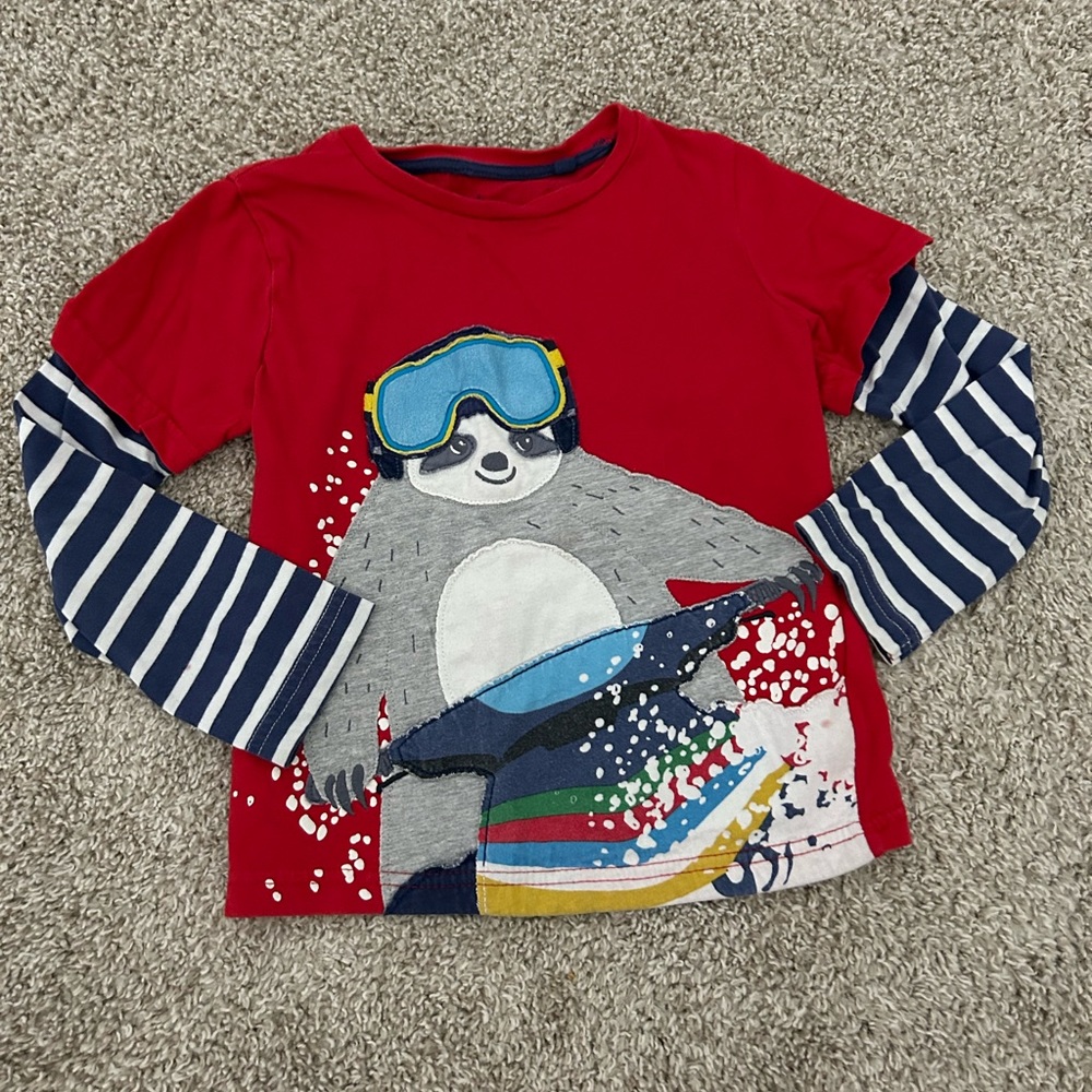 Sloth mini boden boys tee